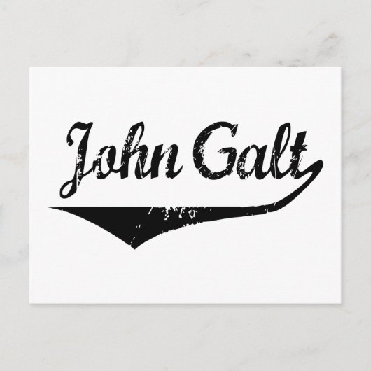John Galt Postkarte (Vorderseite)