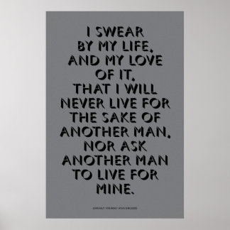 John Galt's Versprechen Poster