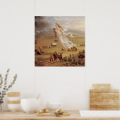 John Gast - Amerikanischer Fortschritt Poster (Küche)