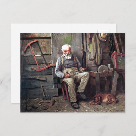 John George Brown Boat Builder Postkarte (Vorne/Hinten)