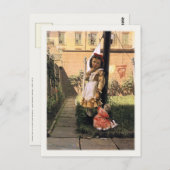 John George Brown Postcard Painting Postkarte (Vorne/Hinten)