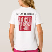 John Gill Mandarin Immersion Individuelle Name T-Shirt (Rückseite)