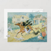 John Gilpin reitet auf Edmonton Postkarte (Vorne/Hinten)