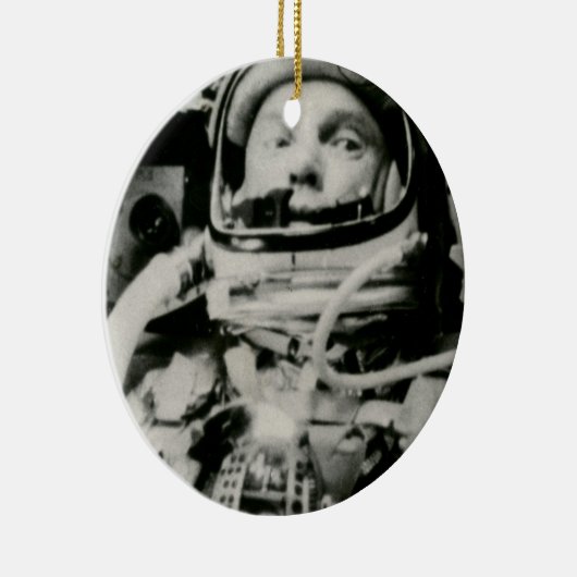 John Glenn u. Firendship 7 - sehen Sie beide Keramikornament (Rechts)