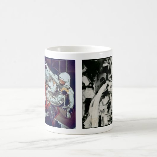 John Glenn u. Freundschaft sieben - sehen Sie Kaffeetasse (Mittel)