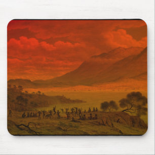 John Glover Van Diemen Land Tasmania Aborigine Mousepad