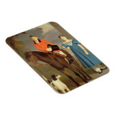 John Gubbins Newton und seine Schwester Mary, 1832 Magnet (Rechte Seite)