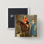 John Gubbins Newton und seine Schwester Mary, Button (Vorne & Hinten)
