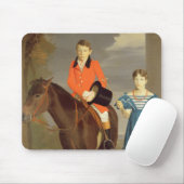 John Gubbins Newton und seine Schwester Mary, Mousepad (Mit Mouse)