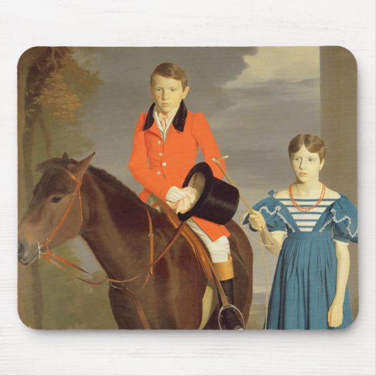 John Gubbins Newton und seine Schwester Mary, Mousepad (Vorne)