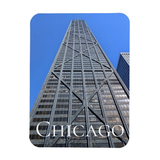 John Hancock Gebäude Chicago, Illinois Magnet (Vertikal)
