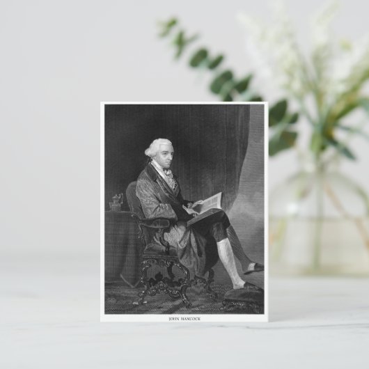 John Hancock Postkarte (Stehend Vorderseite)