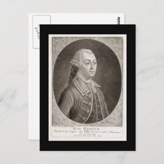 John Hancock Postkarte (Vorne/Hinten)