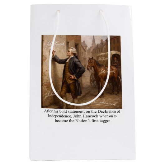John Hancock Tagger Mittlere Geschenktüte (Vorderseite)