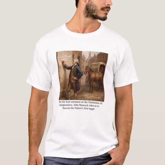 John Hancock Tagger T-Shirt (Vorderseite)