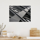 John Hancock Tower - Cross Bracing Poster (Küche)