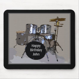 John, Happy Birthday, Trommeln Mousepad