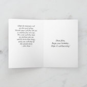 John Happy Birthday, Yosemite National Park Karte (Innenseite)