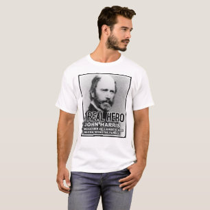 John Harris Bacon Held Tshirt Lustig