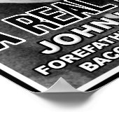 John Harris Bacon Hero Funny Poster (Ecke)