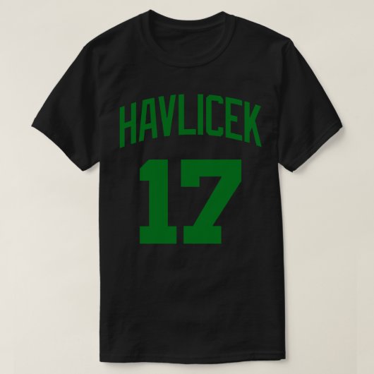 John Havlicek Jersey White T-Shirt (Design vorne)