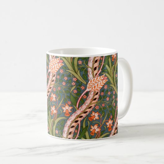 John Henry Dearle Daffodil Chintz Original Kaffeetasse (VorderseiteRechts)