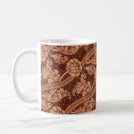 John Henry Dearle Florence Pattern in Red Kaffeetasse