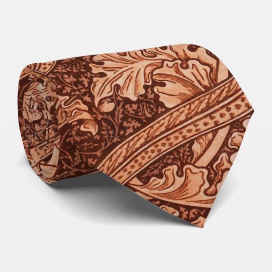 John Henry Dearle Florence Pattern in Red Krawatte (Gerollt)