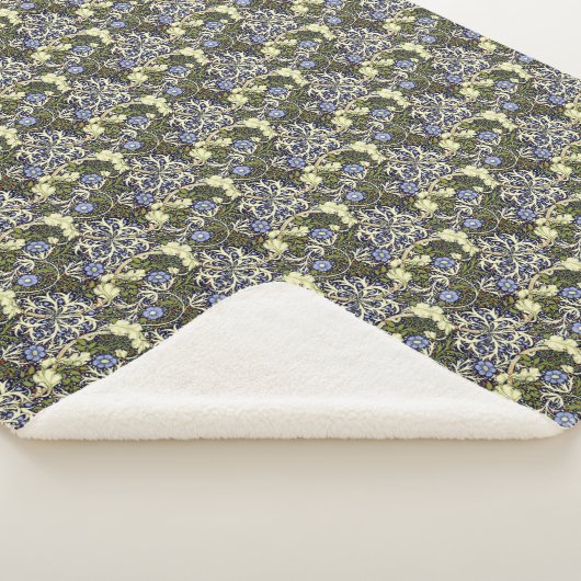 John Henry Dearle Seaweed Pattern Sherpadecke (3/4)