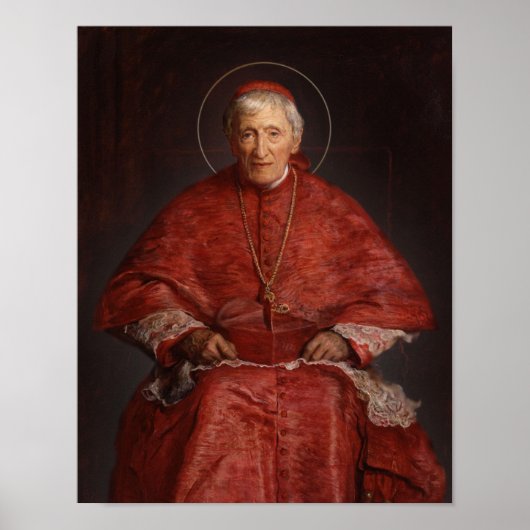 John Henry Newman, gesegnet Poster (Vorne)