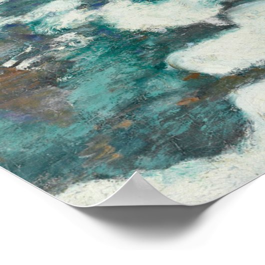 John Henry Twachtman - Icebound Poster (Ecke)