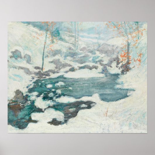 John Henry Twachtman - Icebound Poster (Vorne)