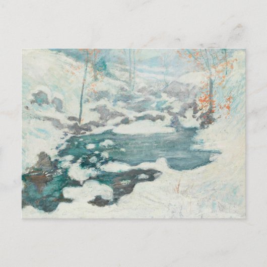 John Henry Twachtman - Icebound Postkarte (Vorderseite)