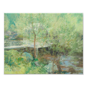 John Henry Twachtman - The White Bridge Fotodruck