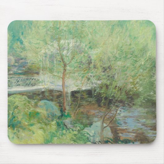 John Henry Twachtman - The White Bridge Mousepad (Vorne)