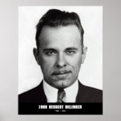 John Herbert Dillinger Poster (Vorne)