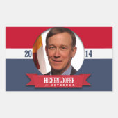 JOHN HICKENLOOPER CAMPAIGN RECHTECKIGER AUFKLEBER (Vorderseite)