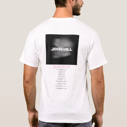 John Hill - Tour Tshirt (Rückseite)