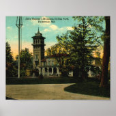 John Hopkins Herrenhaus, Baltimore, Maryland Vinta Poster (Vorne)