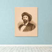 John Hunt Morgan Leinwanddruck (Insitu (Holzboden))