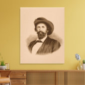 John Hunt Morgan Leinwanddruck (Insitu (Wohnzimmer))