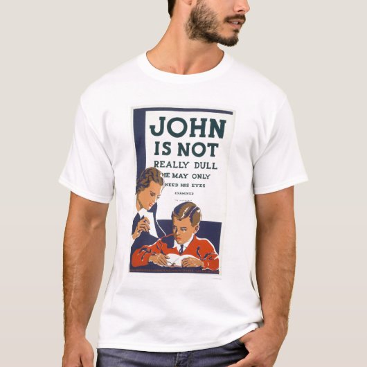 John ist nicht stumpfes WPA 1937 T-Shirt (Vorderseite)