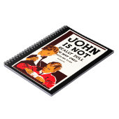 John ist nicht wirklich dumm notizblock (Linke Seite)
