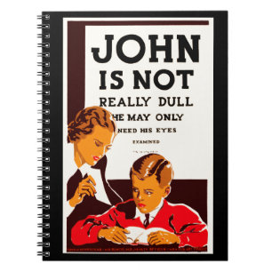 John ist nicht wirklich dumm notizblock