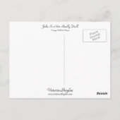 John ist nicht wirklich dumm postkarte (Rückseite)