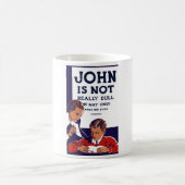 John ist nicht wirklich stumpf -- WPA Kaffeetasse (Mittel)
