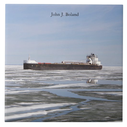 John J. Boland Keramik tile Fliese (Vorderseite)