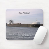 John J. Boland mousepad (Mit Mouse)