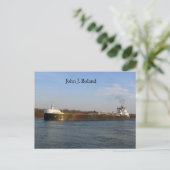 John J. Boland Postkarte (Stehend Vorderseite)