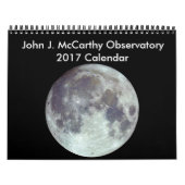 John J. McCarthy Observatory 2017 Calendar Kalender (Titelbild)